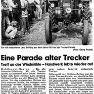 1984: Eine Parade alter Trecker
