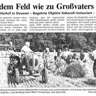 1999: Arbeiten auf dem Feld wie zu Großvaters Zeiten