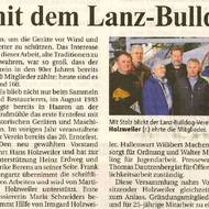 2008: Zeitreise mit dem Lanz-Bulldog Verein