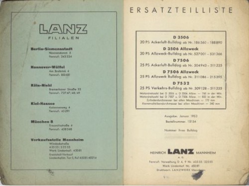 0057 - Lanz Bulldog Erstzteil Liste 20 - 25 PS S2.JPG (40.43 KiB) 9721-mal betrachtet 0057 - Lanz Bulldog Erstzteil Liste 20 - 25 PS S2.JPG